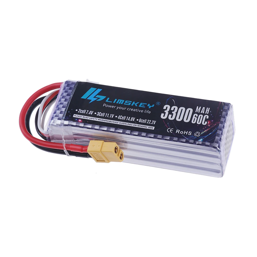 بطارية ليثيوم بوليمر 4S 14.8 ف - مراجعة Drone Battery Lipo وسعره