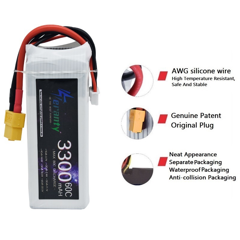 بطارية ليبو لطائرة سباق بدون ط - مراجعة Drone Battery Lipo وسعره