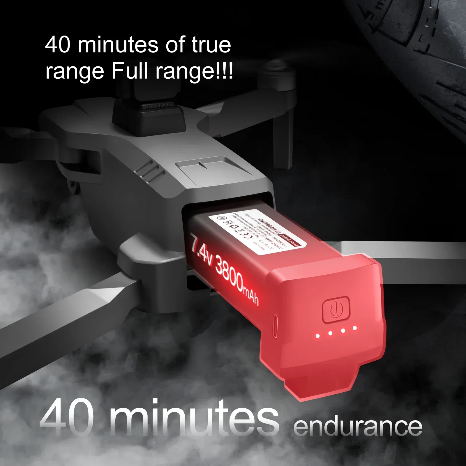 S155 ProMax بطارية توصيل خارجي - مراجعة Drone Battery Li-Ion وسعره
