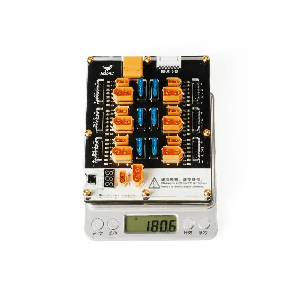 لوحة شحن متوازية HGLRC Thor Pr - مراجعة Drone Battery Balance Charger وسعره